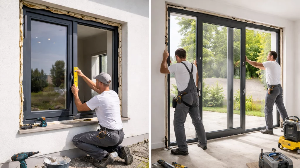 Fenster- und Türmontage